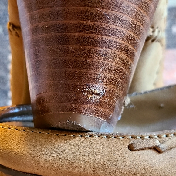 1990's Coldwater Creek Leather Mule Slides Size 8.5 - Picture 12 of 16